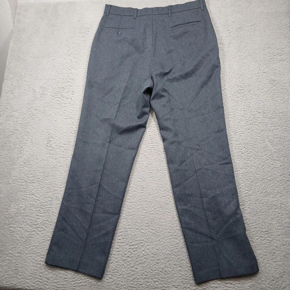 Levi's Action Slacks Men's 36x32 Gray Dress Pants‎ Polyester USA Made